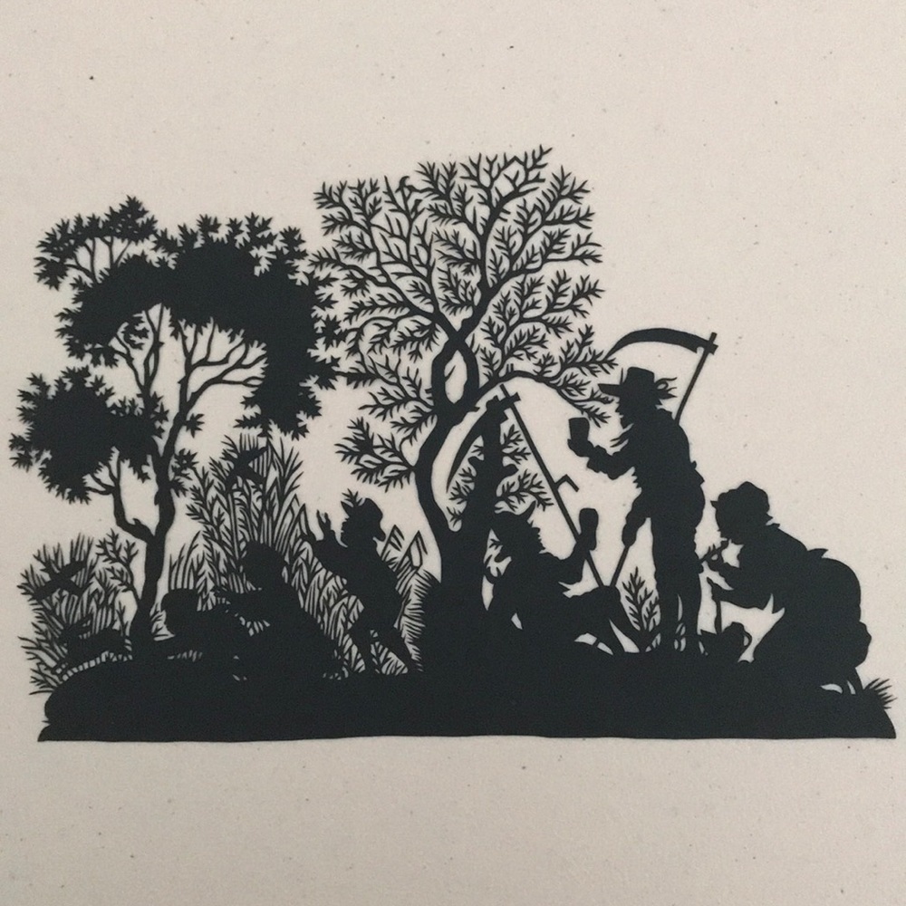 🔥ON SALE🔥Life 💖 Handmade PaperCut Silhouette Scherenschnitte 🔥Contemporary